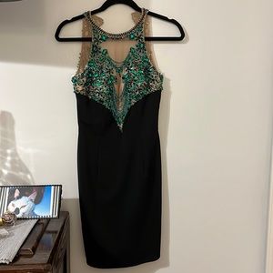 Green formal dress